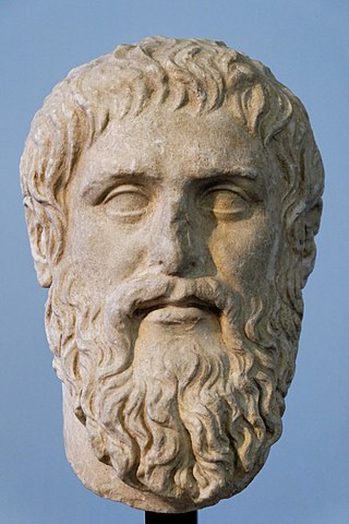 Scultura raffigurante la testa di Platone