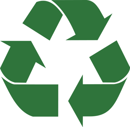 Il simbolo internazionale per i materiali riciclabili