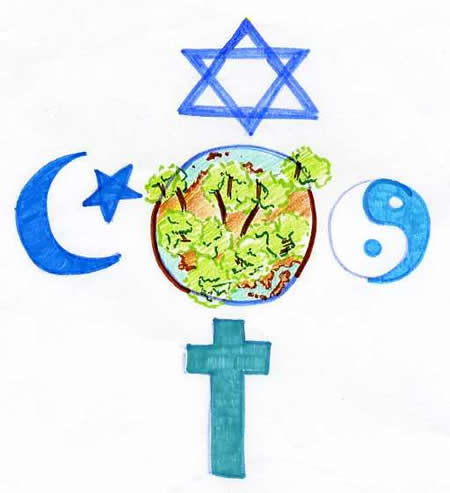 Simboli religiosi per una Terra verde