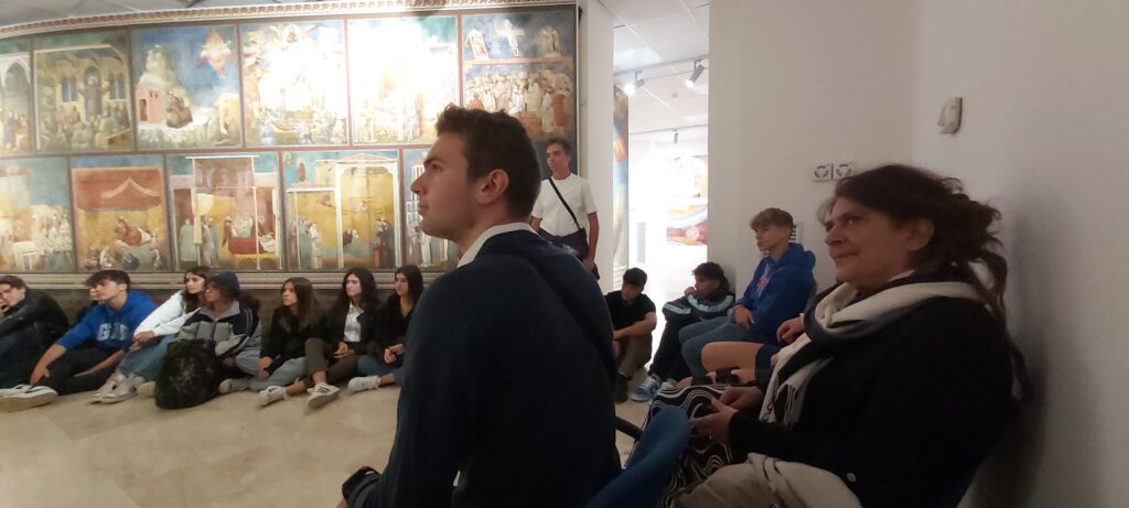 Visita del Liceo Calvino di Noverasco alla mostra “S. Francesco secondo Giotto”