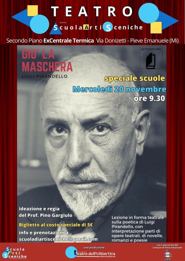 Locandina spettacolo Pirandello